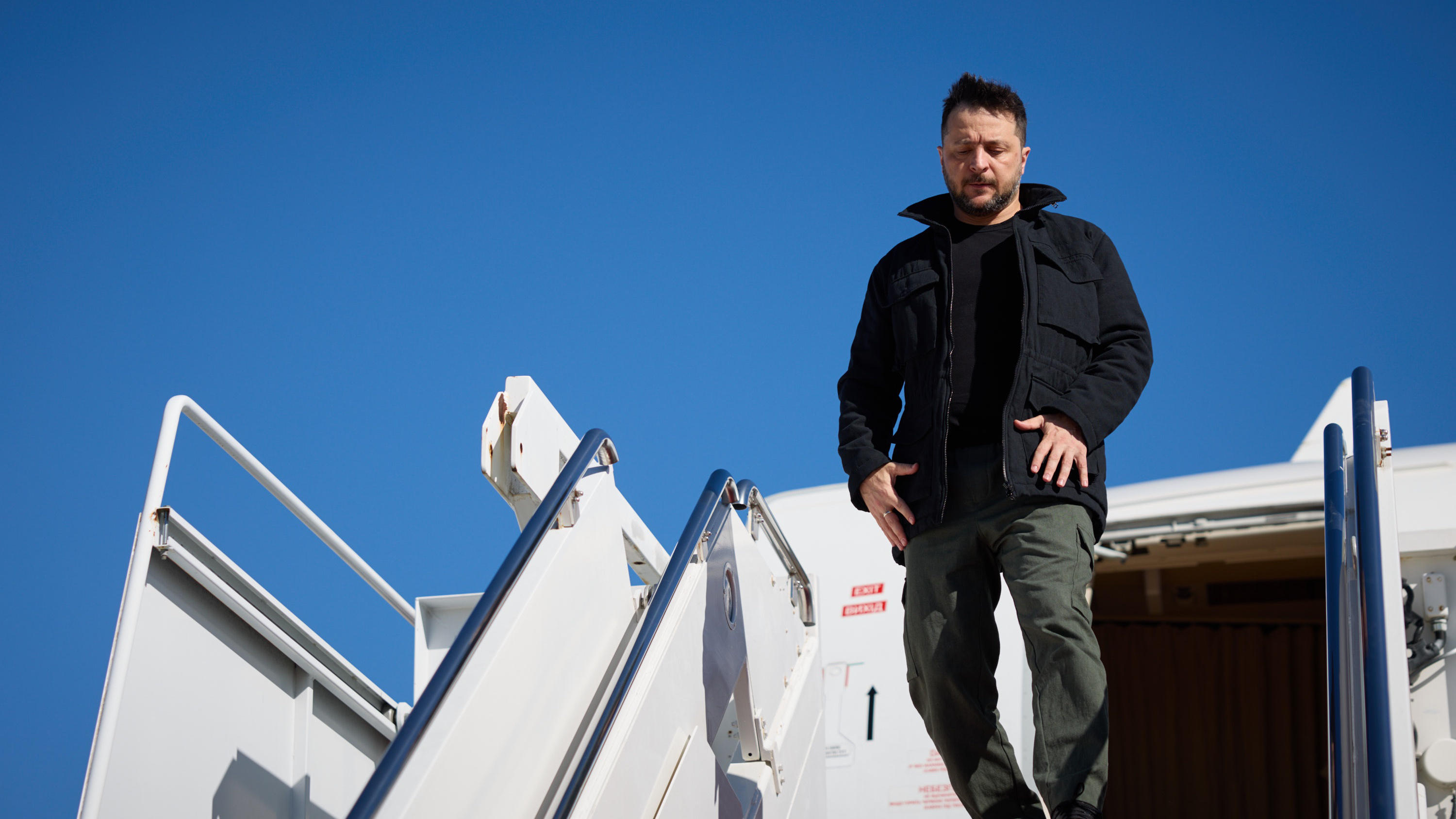 ვოლოდიმირ ზელენსკი საბერძნეთში ჩავიდა