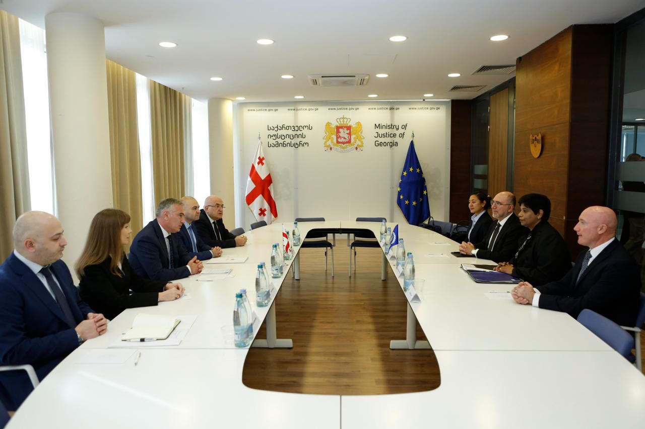 იუსტიციის მინისტრი ჰააგის სისხლის სამართლის საერთაშორისო სასამართლოს პროკურორის მოადგილეს შეხვდა