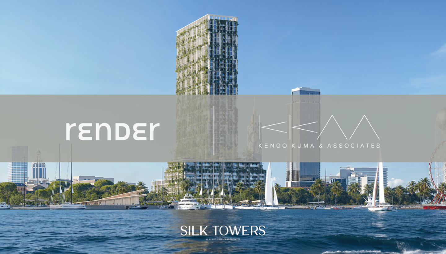 Another successful collaboration for Render Group - this time with Kengo Kuma & Associates