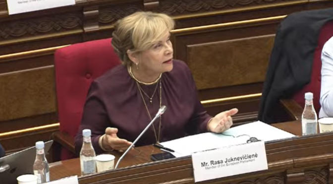 Rasa Juknevičienė: For the first time in Euronest history, Georgians are not attending official meetings - this assembly is a platform not only to assess the situation but to help each other fight the same evil