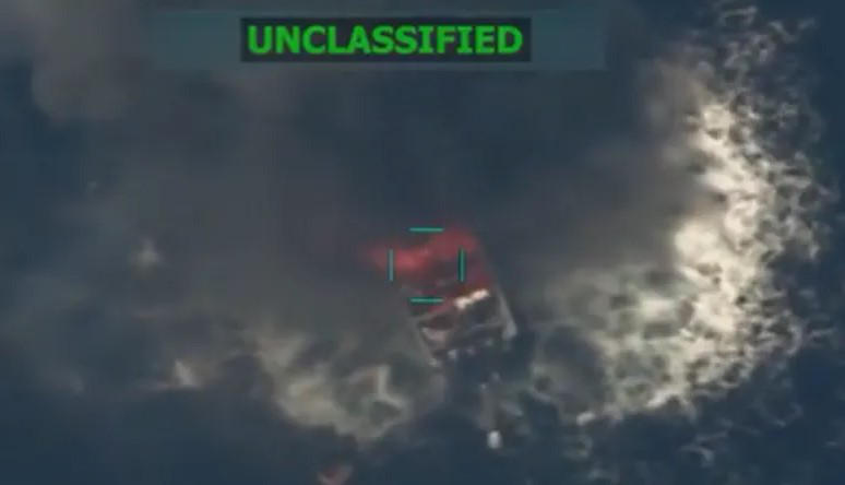 პიტ ჰეგსეტი - პრეზიდენტ ტრამპის ბრძანებით, ომის დეპარტამენტმა ნარკოტიკების გადამზიდ კიდევ ერთ ნავზე დარტყმა განახორციელა