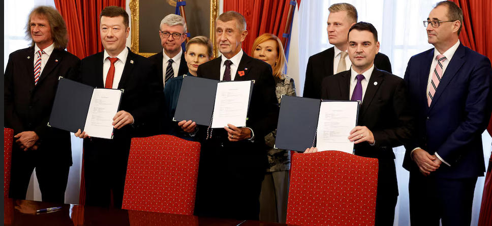 ჩეხეთში ანდრეი ბაბიშმა მემარჯვენე პარტიებთან კოალიციური მთავრობის შექმნაზე შეთანხმება გააფორმა