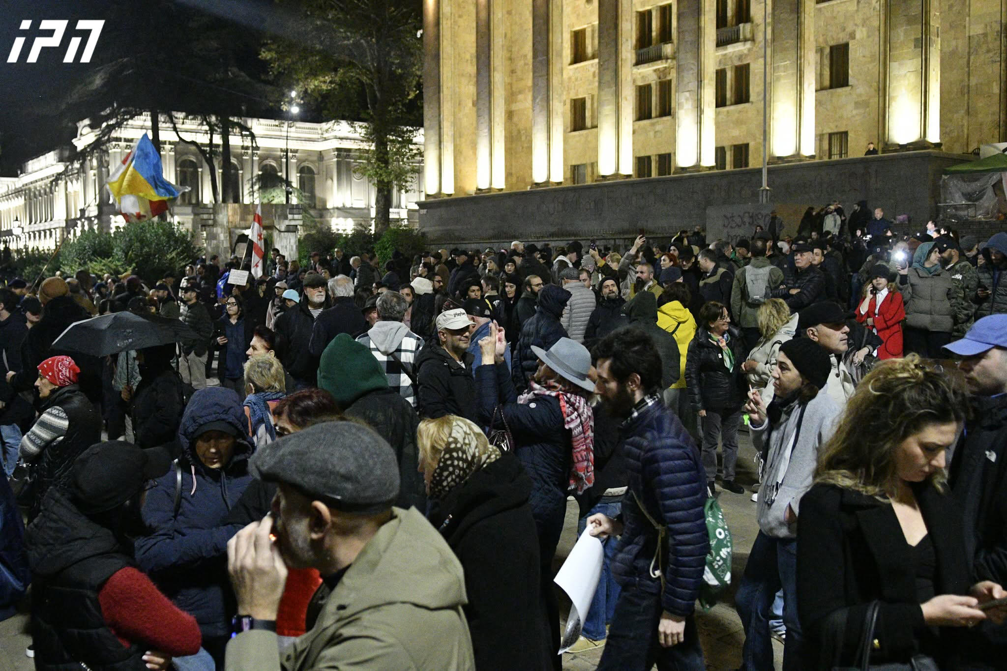 რუსთაველის გამზირზე საპროტესტო აქცია მიმდინარეობს