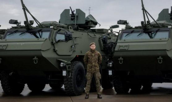 უკრაინამ ლატვიისგან 21 ერთეული Patria-ს ტიპის ჯავშანტრანსპორტიორი მიიღო