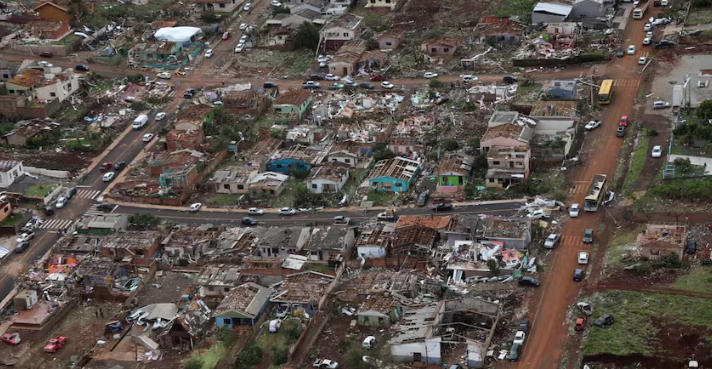 ბრაზილიაში ტორნადოს ექვსი ადამიანი ემსხვერპლა