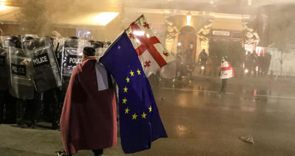 The Economist publishes an article titled: “Georgia is dousing the last embers of democracy”