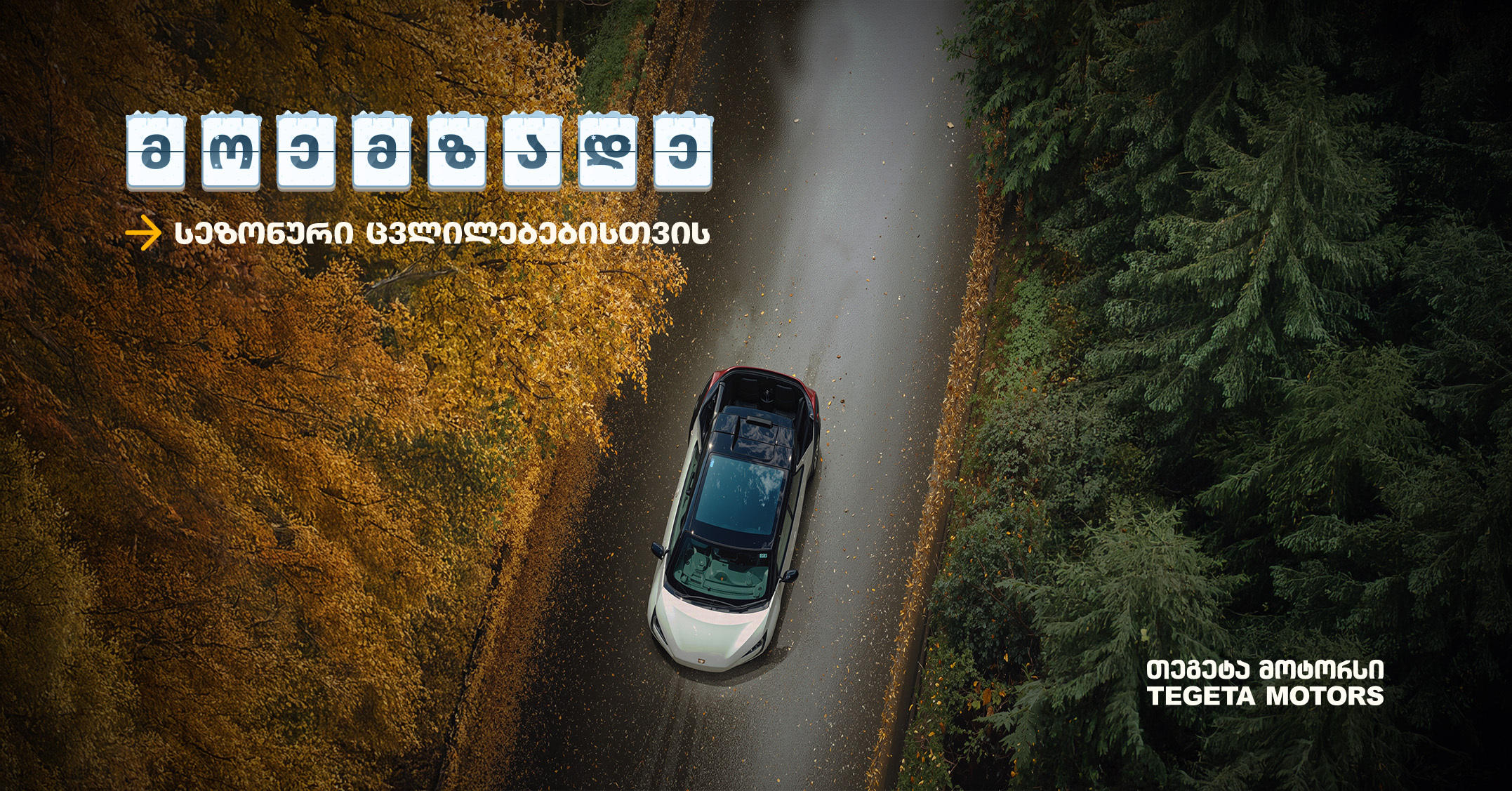 მოემზადე სეზონური ცვლილებებისთვის „თეგეტა მოტორსის“ რჩევებით
