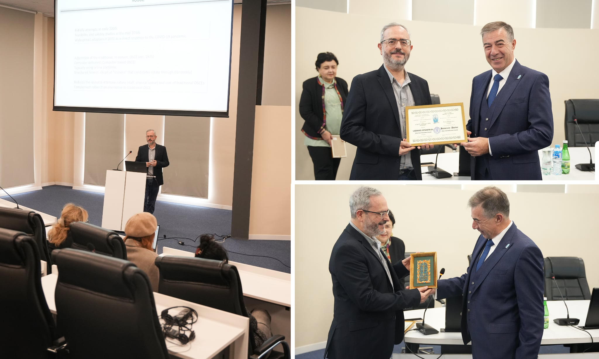 თბილისის სახელმწიფო სამედიცინო უნივერსიტეტს პროფესორი ვიქტორ მანუელ ვაზკეზ არჩე სტუმრობს