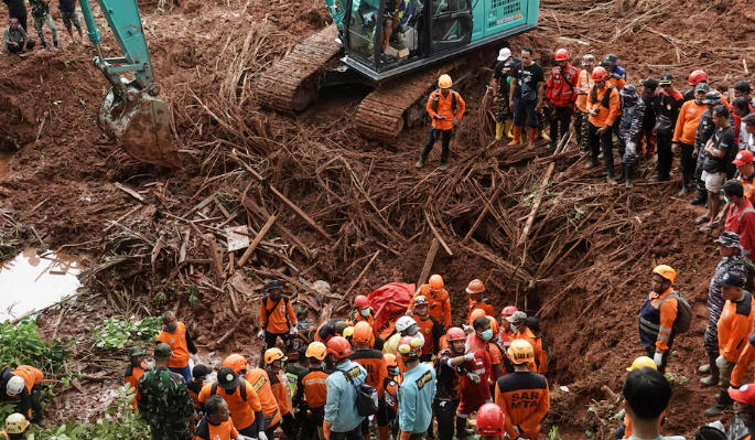 Reuters - ინდონეზიაში მეწყერს 11 ადამიანი ემსხვერპლა