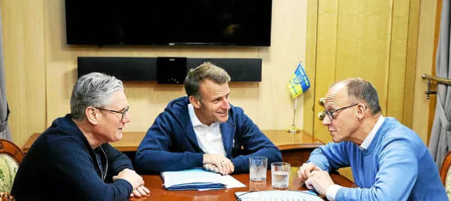 ბერლინში ფრიდრიხ მერცის, ემანუელ მაკრონისა და კირ სტარმერის შეხვედრა გაიმართება