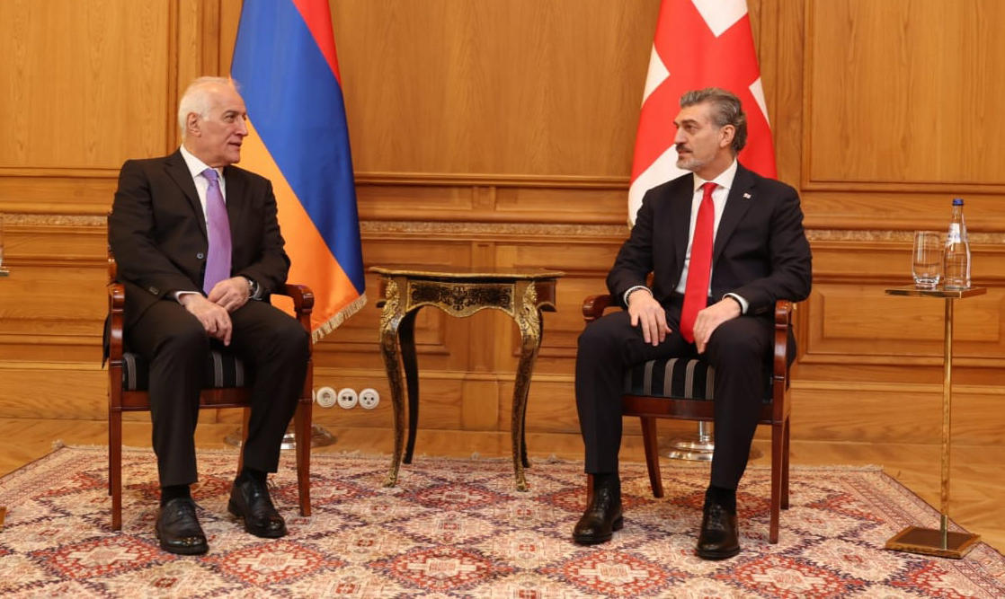 მიხეილ ყაველაშვილი სომხეთის პრეზიდენტს, ვაჰაგნ ხაჩატურიანს შეხვდა