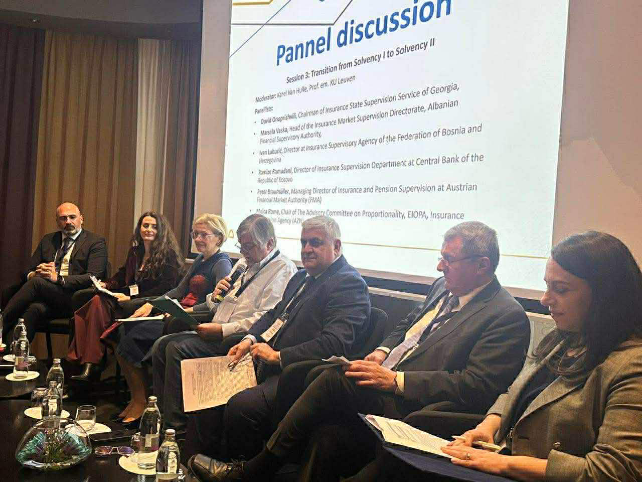 დავით ონოფრიშვილი ლუბლიანაში დაზღვევის ზედამხედველთა რეგიონულ შეხვედრაში მონაწილეობს