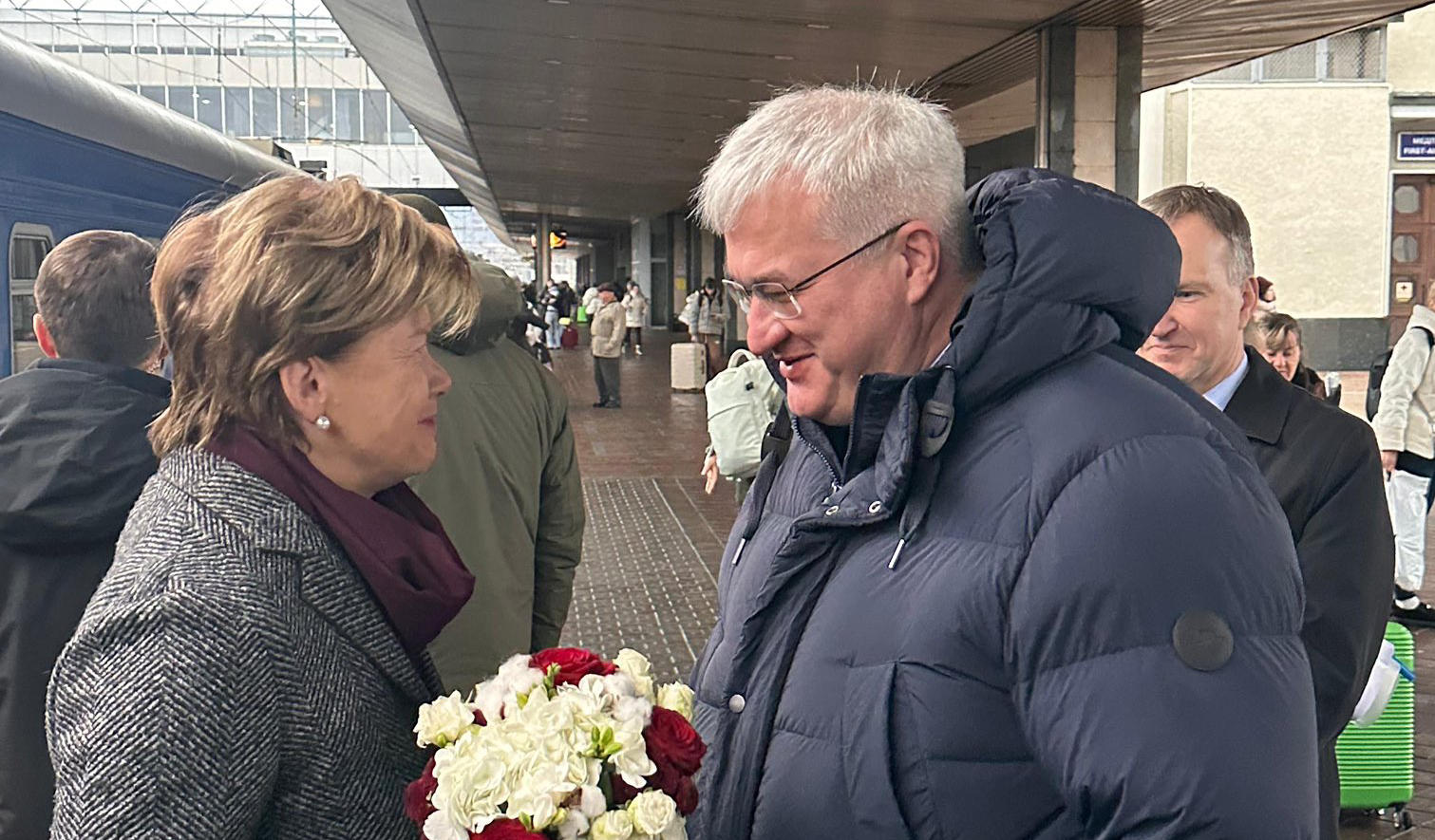 ბაიბა ბრაჟე კიევში ჩავიდა