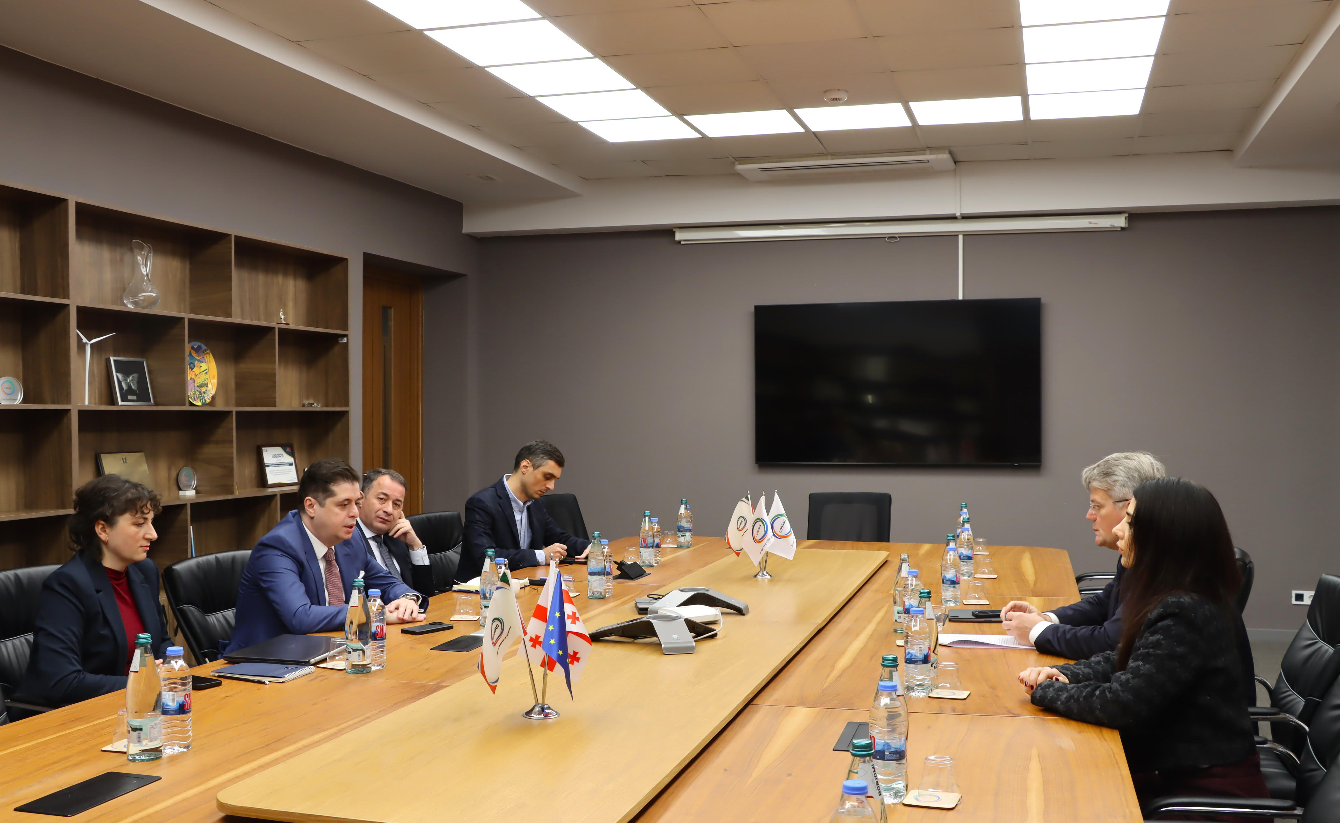 სემეკის წევრები Energy Community-ს ხელმძღვანელს შეხვდნენ