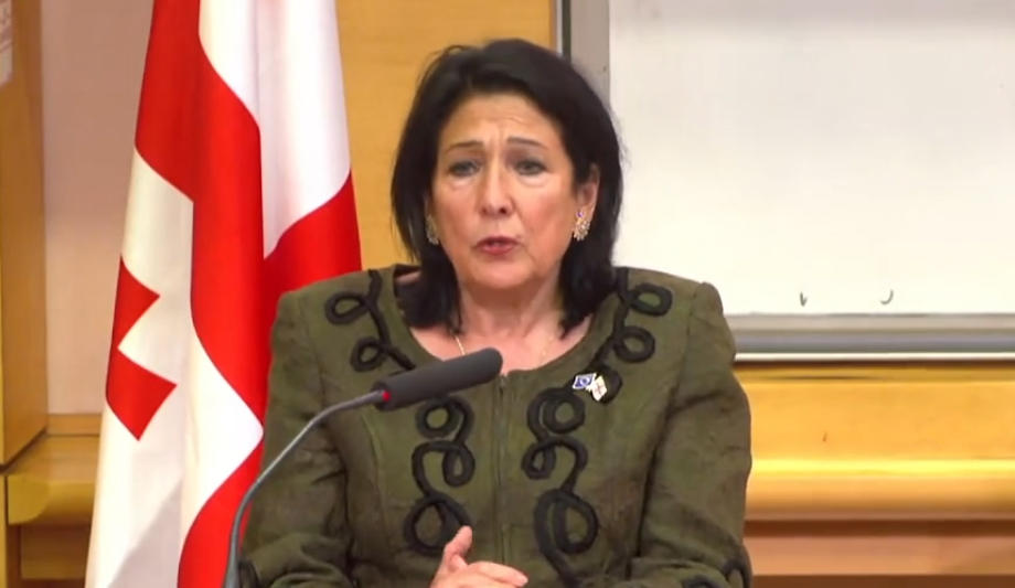 Salome Zurabishvili - The ruling party is creating new political ramifications openly supporting neutrality, which is Russia’s aim