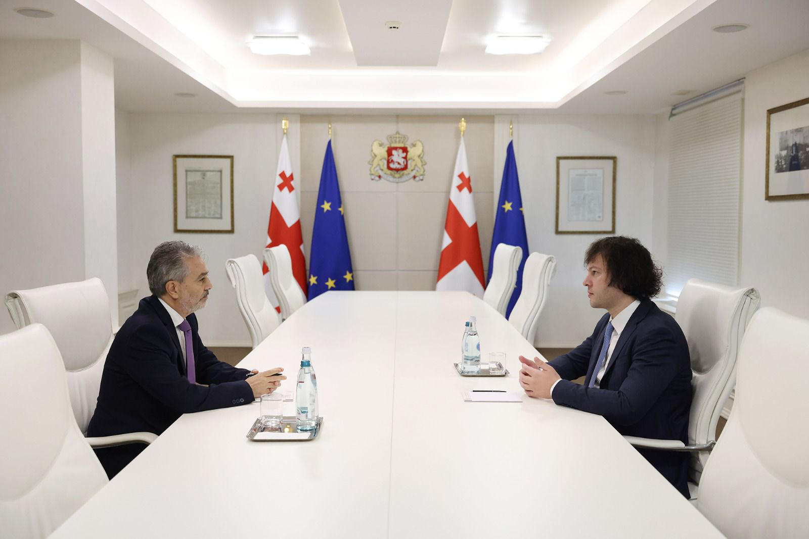 ირაკლი კობახიძე საქართველოში ისრაელის ახალ ელჩს შეხვდა