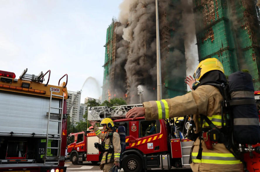 ჰონგ-კონგში ხანძრის შედეგად დაღუპულთა რაოდენობა 128-მდე გაიზარდა