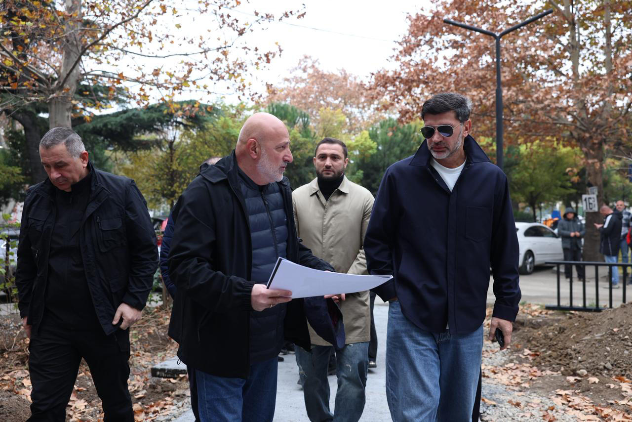 დედაქალაქის მერმა სამგორის რაიონში კიდევ ერთი რეკრეაციული სივრცის მოწყობის სამუშაოები დაათვალიერა