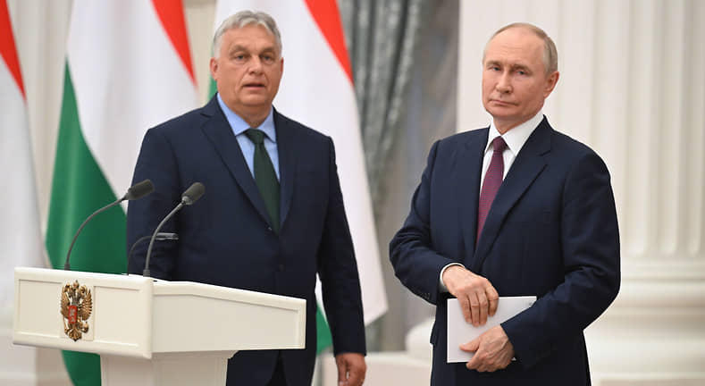 ვიქტორ ორბანი ვლადიმერ პუტინს - ჩვენს წიგნებში არის ისტორია, სადაც თაგვი ლომს ეხმარება - ნებისმიერ საკითხში, სადაც შემიძლია დახმარება, თქვენს სამსახურში ვარ