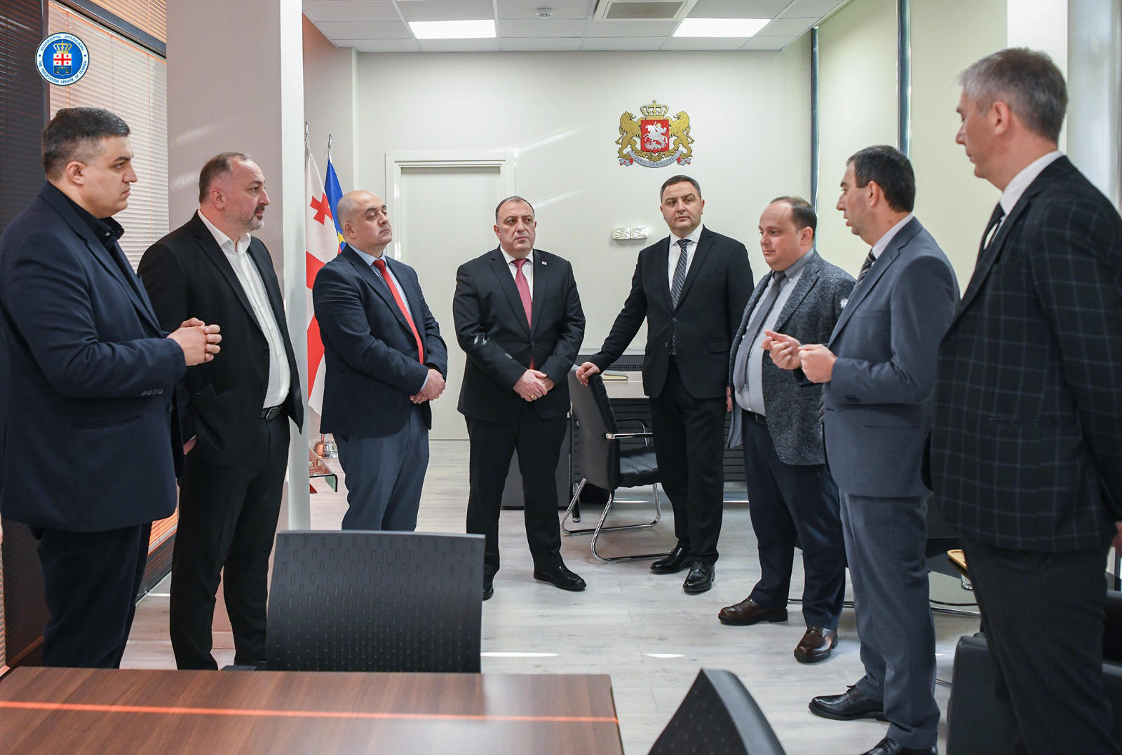 საქართველოს გენერალური პროკურორი გიორგი გვარაკიძე კახეთის საოლქო პროკურატურის თანამშრომლებს შეხვდა