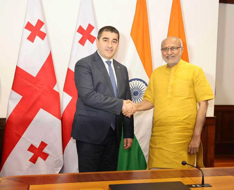 შალვა პაპუაშვილი ინდოეთის ვიცე-პრეზიდენტს, ზედა პალატის თავმჯდომარეს შეხვდა