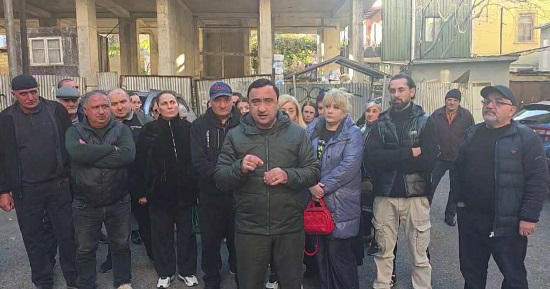 ბათუმში თაყაიშვილის ქუჩაზე საპროტესტო აქცია გაიმართა