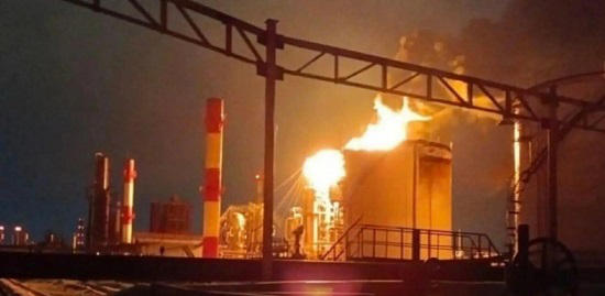 რუსეთში, რიაზანის ნავთობგადამამუშავებელ ქარხანაზე დრონებით თავდასხმა განხორციელდა