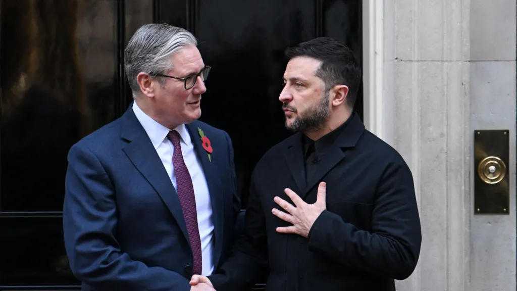 ვოლოდიმირ ზელენსკი დღეს ლონდონში კირ სტარმერს, ემანუელ მაკრონსა და ფრიდრიხ მერცს შეხვდება