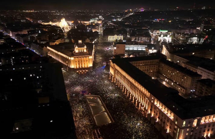 ბულგარეთში მთავრობის გადადგომის მოთხოვნით საპროტესტო აქცია გაიმართა