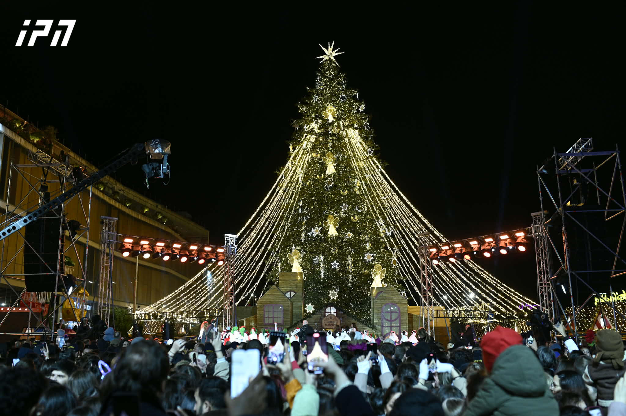 დედაქალაქში მთავარი ნაძვის ხე და საახალწლო ილუმინაციები აინთო