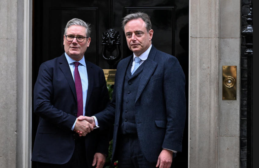კირ სტარმერი ბელგიის პრემიერ-მინისტრს ხვდება
