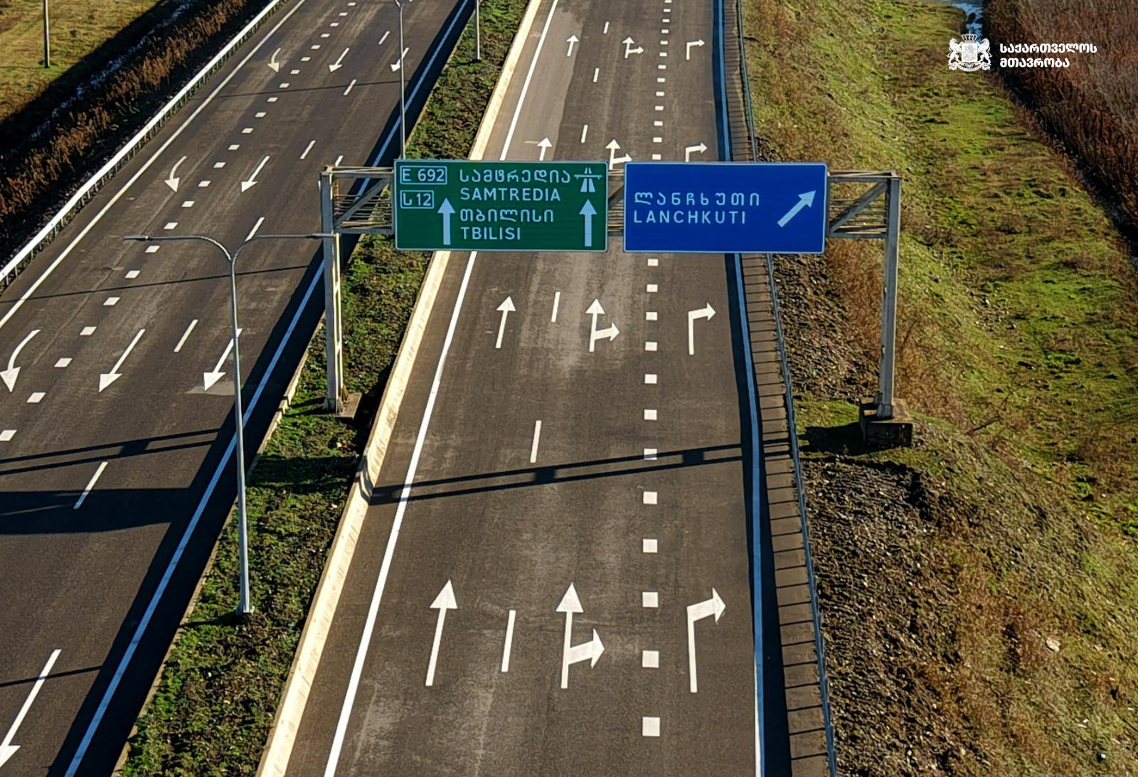 სამტრედია-გრიგოლეთის მაგისტრალის ახალი, 8-კილომეტრიანი მონაკვეთი გაიხსნა