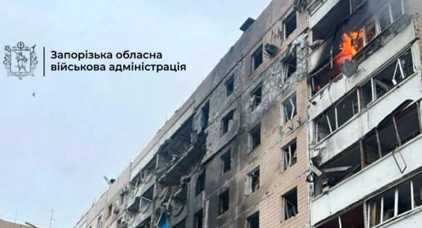 რუსებმა ზაპოროჟიეს დაარტყეს, დაშავდა 26 ადამიანი