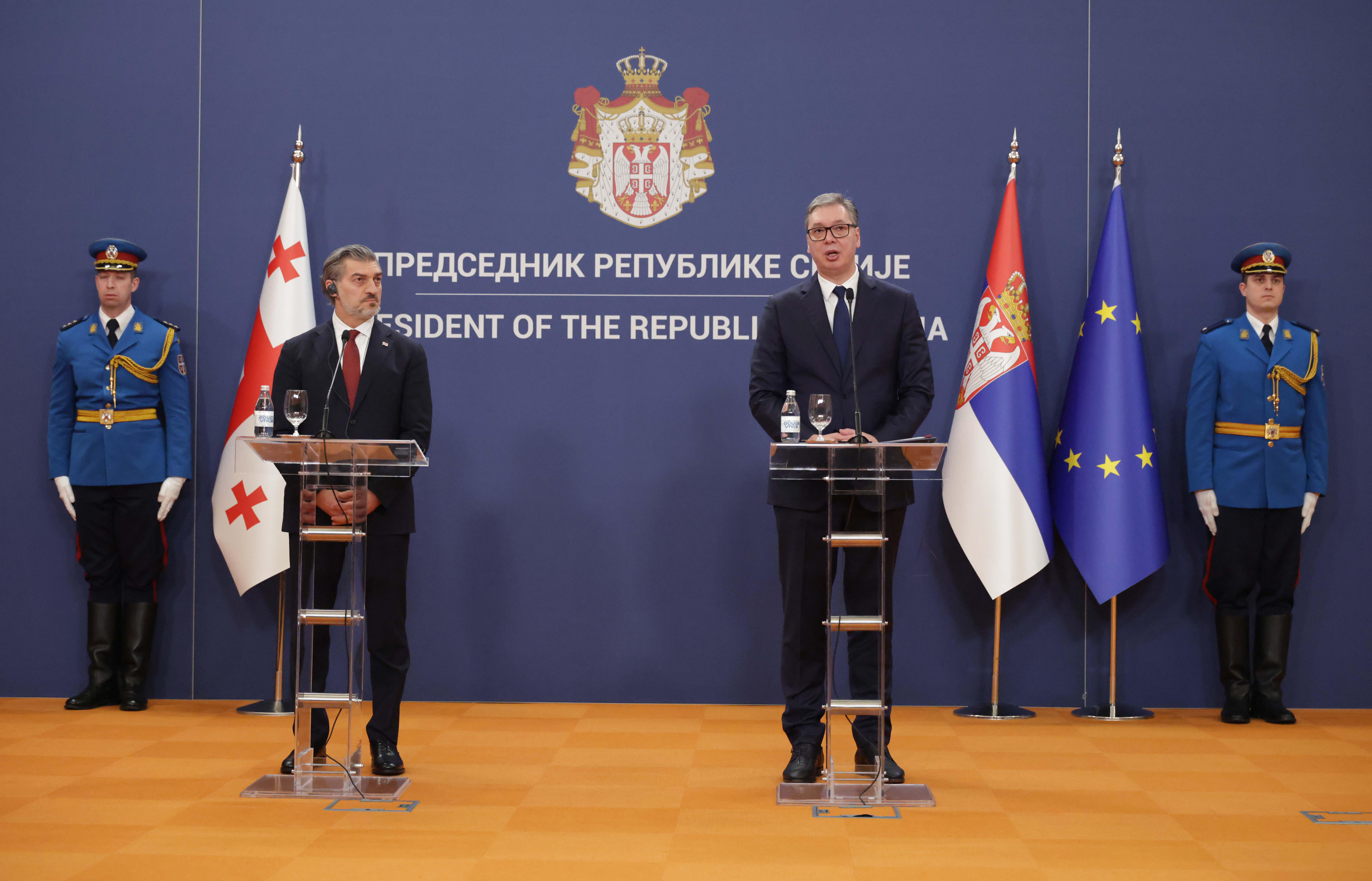 ალექსანდარ ვუჩიჩი - თქვენ შეგიძლიათ ნახოთ ფოტოები დემონსტრაციების, პროტესტების, მაგრამ საქართველო განსაკუთრებით წარმატებულია - 9,4%-იანი ეკონომიკური ზრდა - მაჩვენეთ ევროპაში ქვეყანა, რომელსაც ასეთი ზრდა აქვს