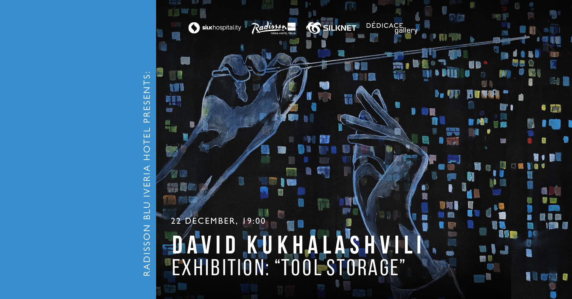 „სილქნეტის“ მხარდაჭერით, „რედისონ ბლუ ივერიაში“ დავით კუხალაშვილის ნამუშევრების სოლო გამოფენა გაიხსნება