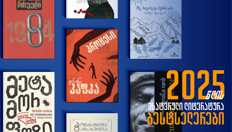 10 ავტორი და ნაწარმოები, რომლებსაც ქართველები 2025 წელს კითხულობდნენ