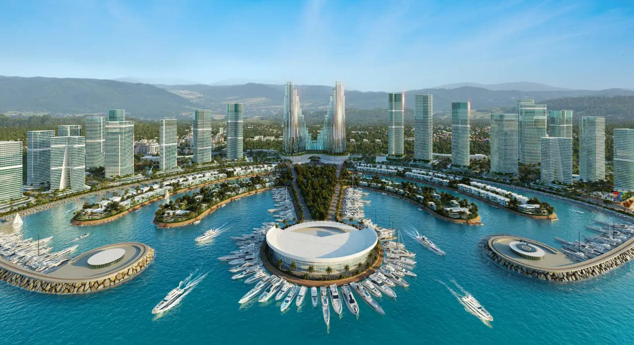 Artificial Island Construction in Batumi Proceeds Successfully - 50% of the Ambassadori Island Project Already Realized