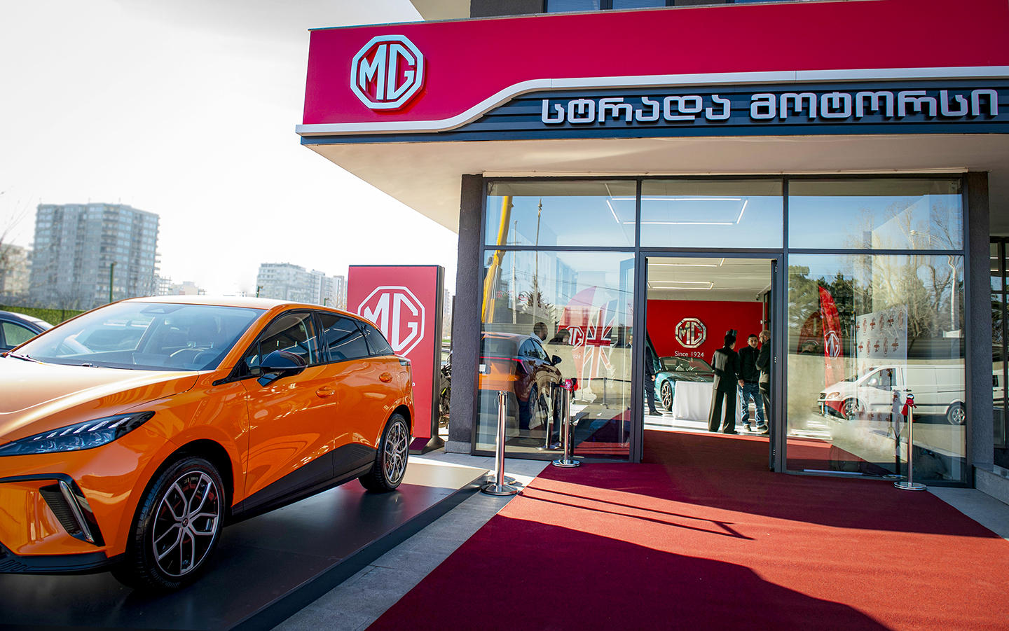 საქართველოში MG (Morris Garages)-ის პირველი ოფიციალური შოურუმი გაიხსნა