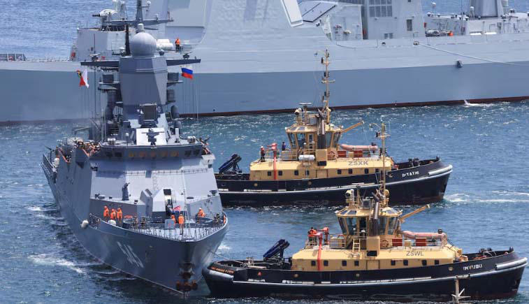 Reuters - ჩინეთი, რუსეთი და ირანი სამხრეთ აფრიკის ტერიტორიულ წყლებში საზღვაო წვრთნებს ატარებენ