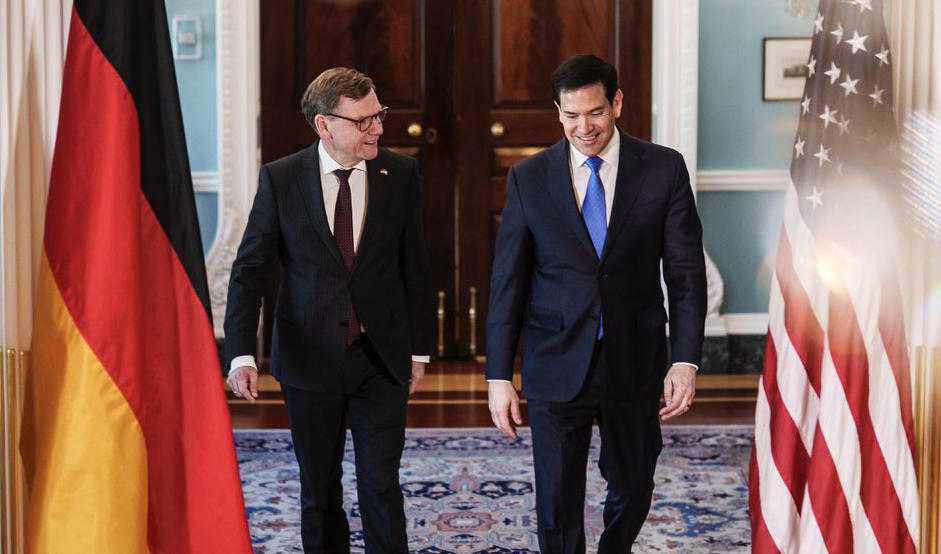 მარკო რუბიო გერმანიის საგარეო საქმეთა მინისტრს შეხვდა