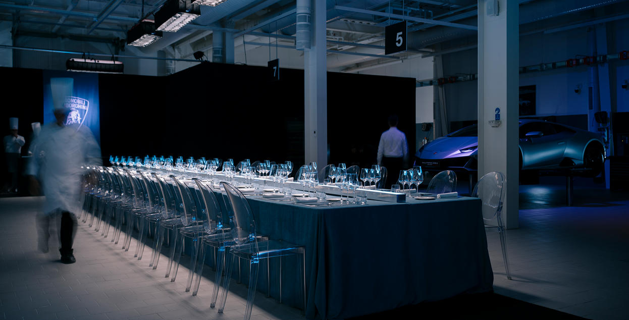 Beyond Taste - Lamborghini Tbilisi-ს ექსკლუზიური ვახშამი სერვისცენტრში