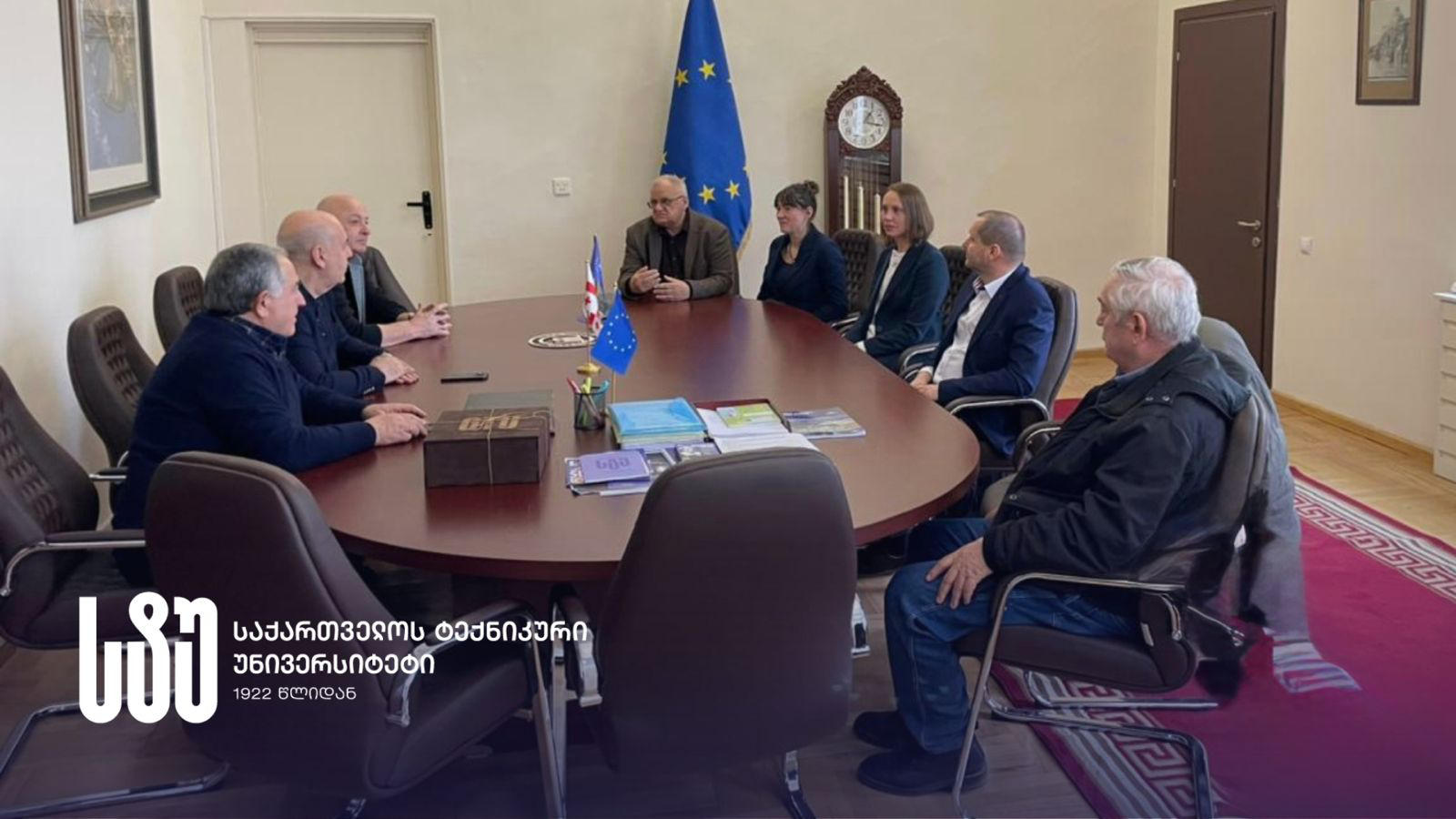 საქართველოს ტექნიკურ უნივერსიტეტში სამუშაო ვიზიტით კრაკოვის AGH მეცნიერებისა და ტექნოლოგიების უნივერსიტეტის დელეგაცია იმყოფება