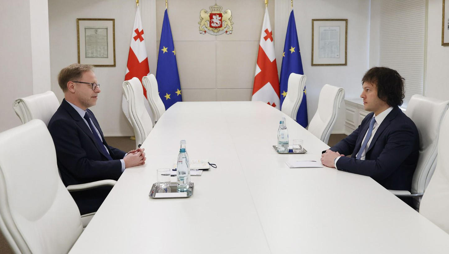 პრემიერ-მინისტრი საქართველოში საფრანგეთის ელჩს შეხვდა