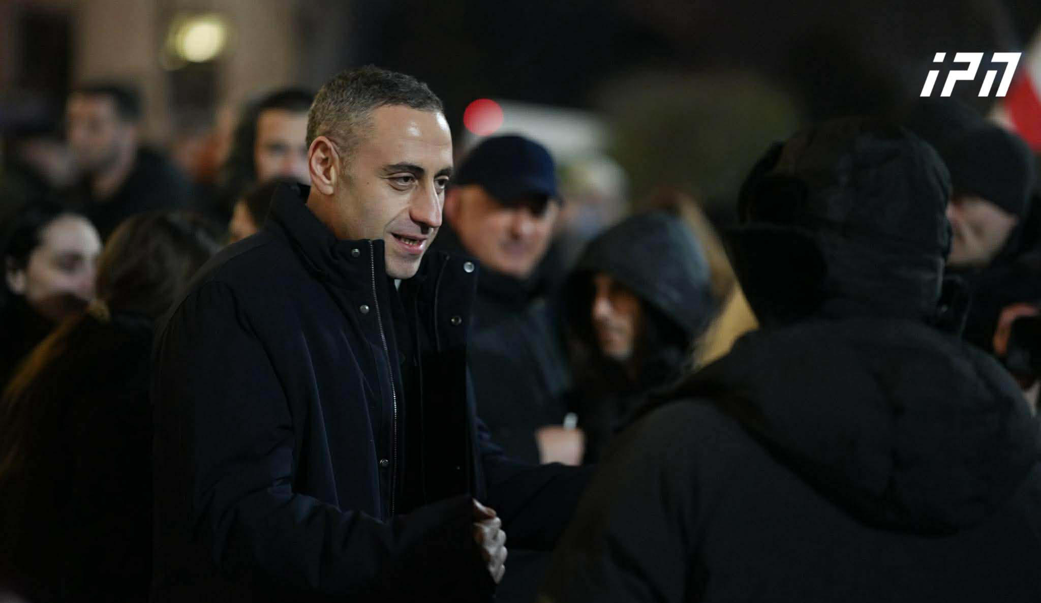 რუსთაველის გამზირზე მიმდინარე საპროტესტო აქციაზე გიორგი ვაშაძე მივიდა