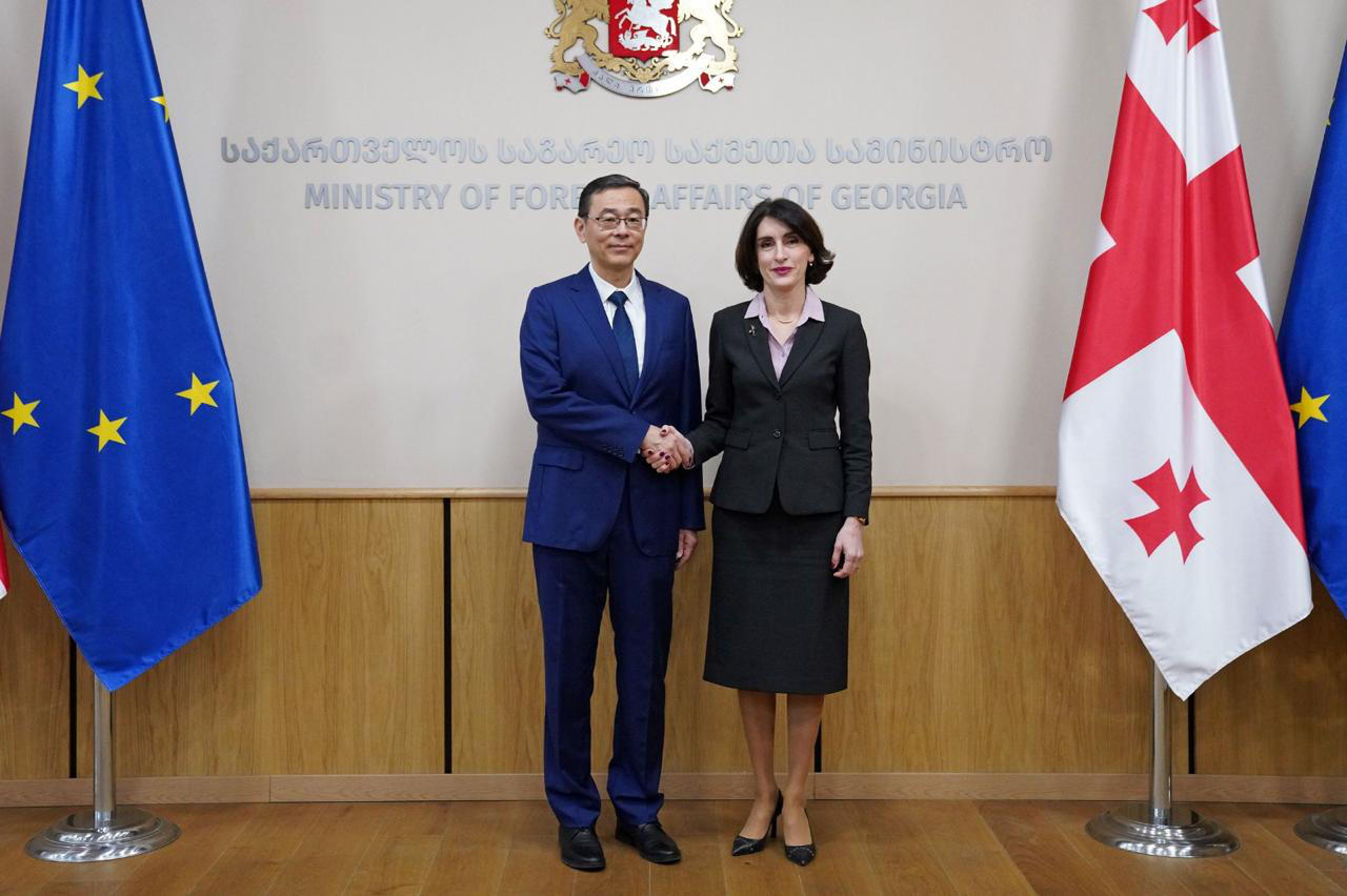 მაკა ბოჭორიშვილი ჩინეთის სახალხო რესპუბლიკის ელჩს შეხვდა