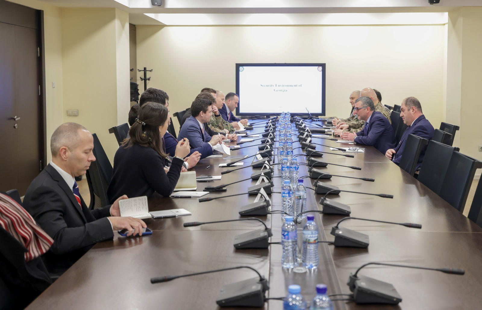 საქართველოს თავდაცვის მინისტრის პირველი მოადგილე აშშ-ის კონგრესის წარმომადგენელთა პალატის საგარეო საქმეთა კომიტეტის წარმომადგენლებს შეხვდა