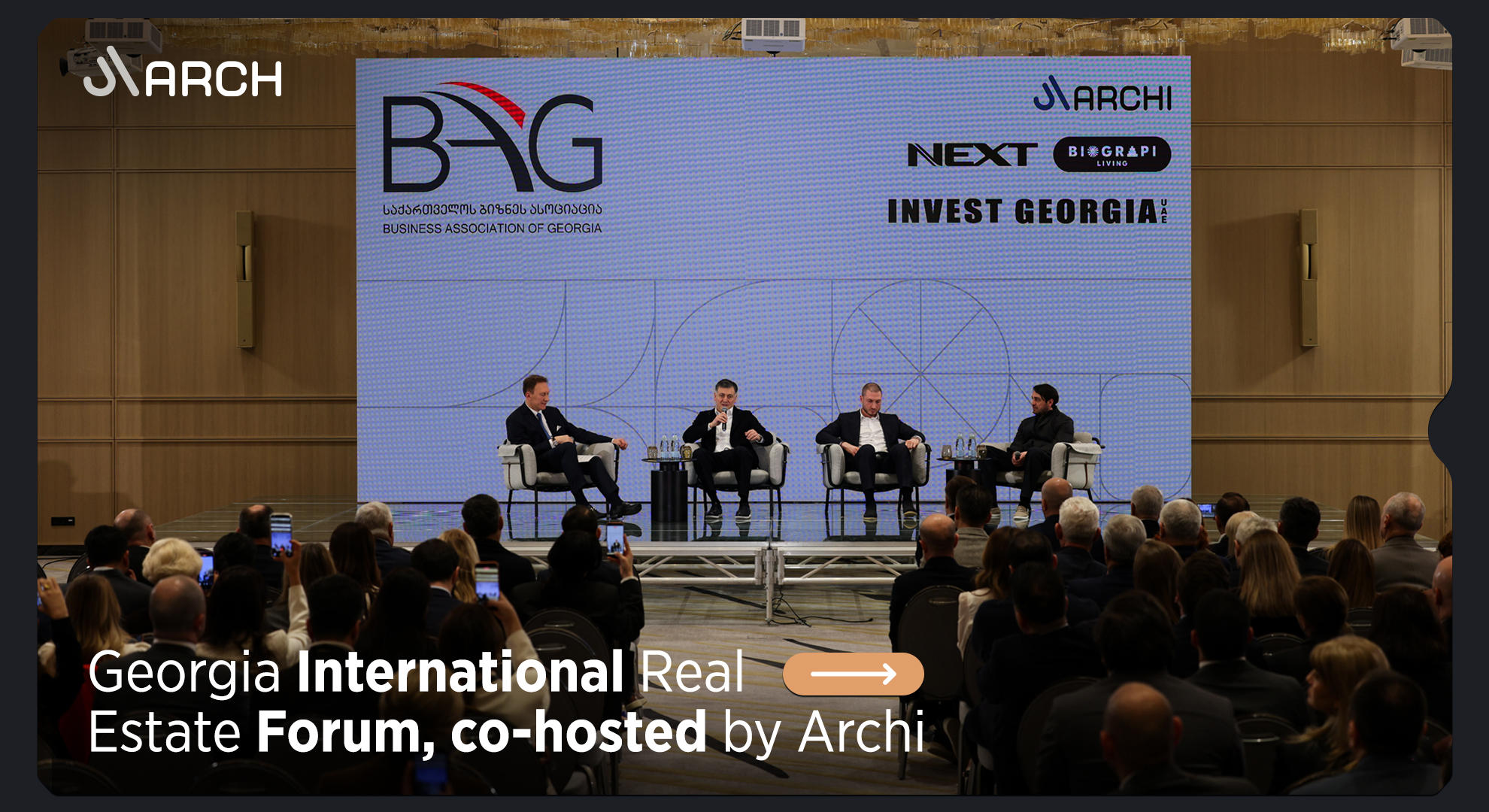 Georgia International Real Estate Forum in Tbilisi, Co-Hosted by Archi