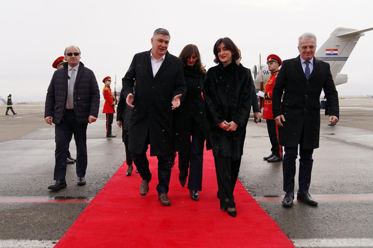 საქართველოს ხორვატიის პრეზიდენტი ეწვია