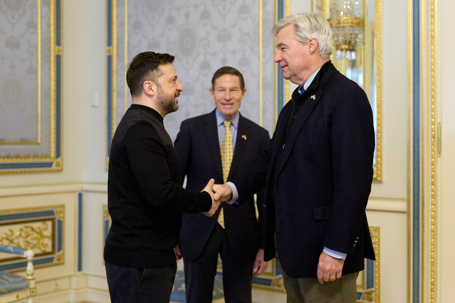 ვოლოდიმირ ზელენსკი ამერიკელ სენატორებს შეხვდა