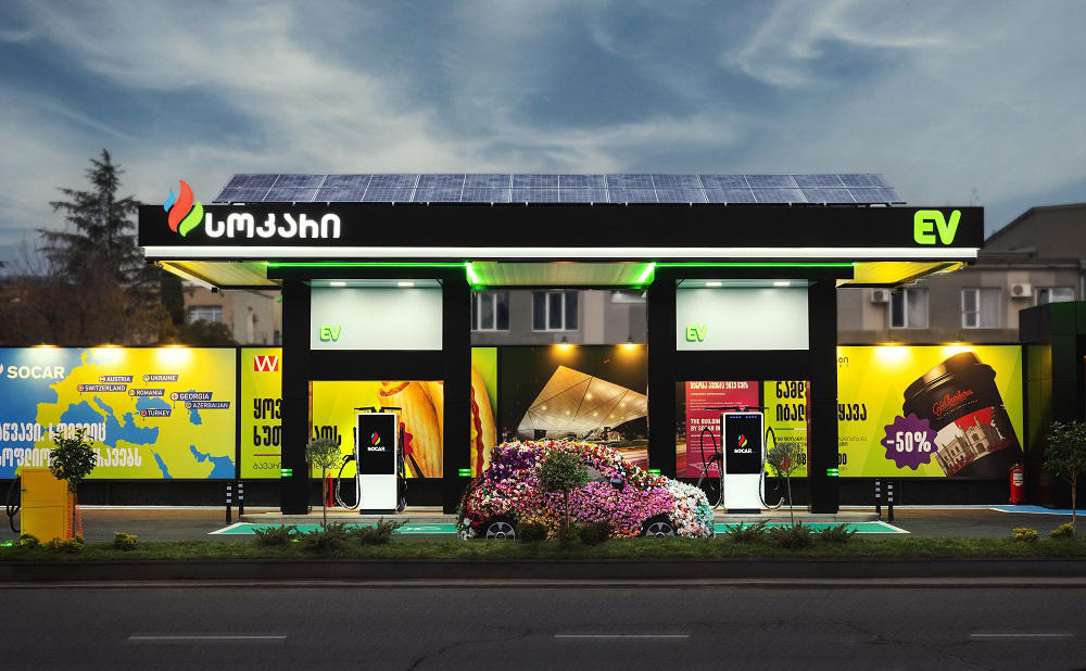 SOCAR LAUNCHES THE SOUTH CAUCASUS’ FIRST FULLY ELECTRIC EV CHARGING STATION IN GEORGIA